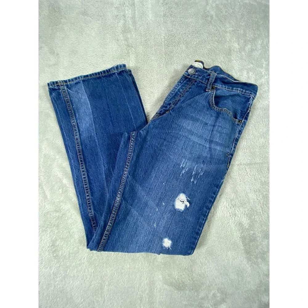 Aeropostale Jeans Driggs Bootcut Jeans Fits‎ 32x30 Blue Denim Cotton Slim Fit